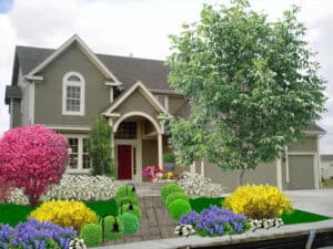 Design Concept for front yard, Front Yard Concept Design, Arcadia, California