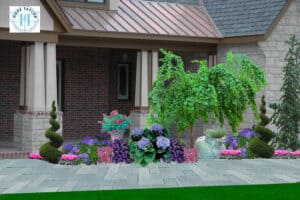 Design Concept for Side of House, Concept Design for Side of House, San Diego, California