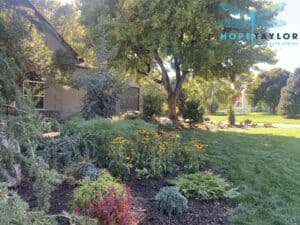 Pine and Floral Installation, Creating Winter Interest, Eagle, Idaho